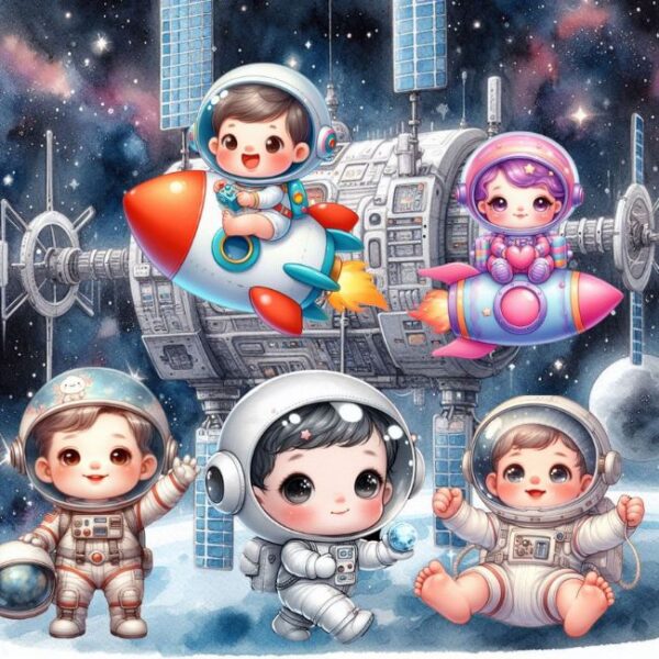 Kit Digital Bebês Astronalta - Image 2