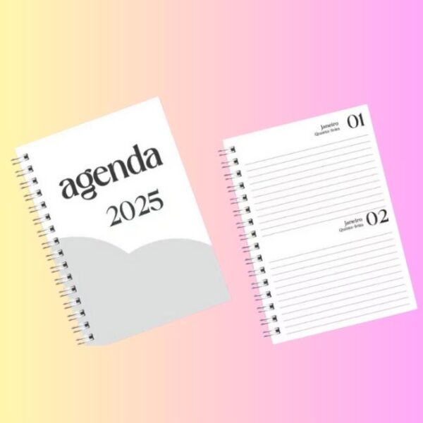 Agenda 2 Dias Por Página 2025 - Arquivo Digital