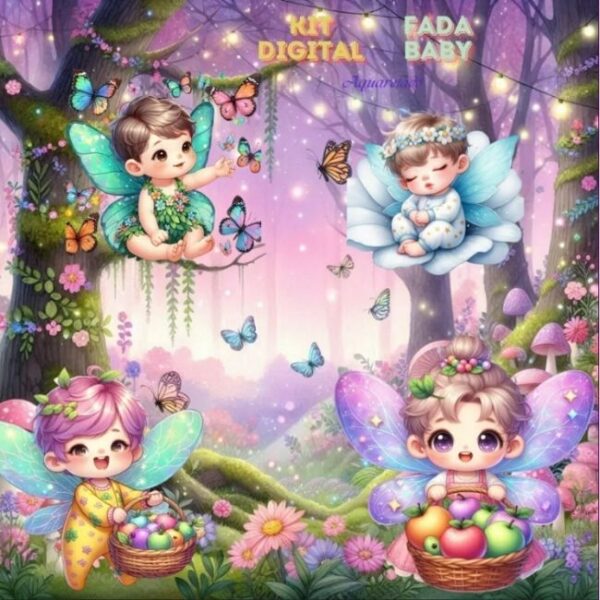 Kit Digital Fada Cute Baby - Image 2