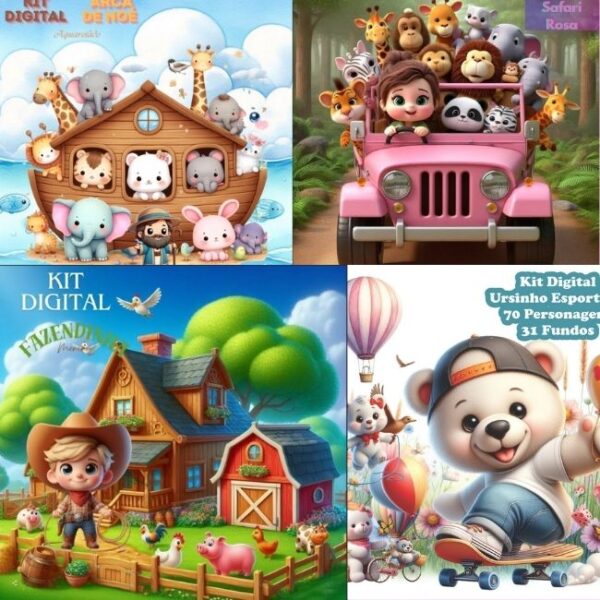 Super Combo: 20 Kits Digitais com Mais de 1000 Imagens!
